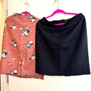 Pencil Skirt ONLY Black available